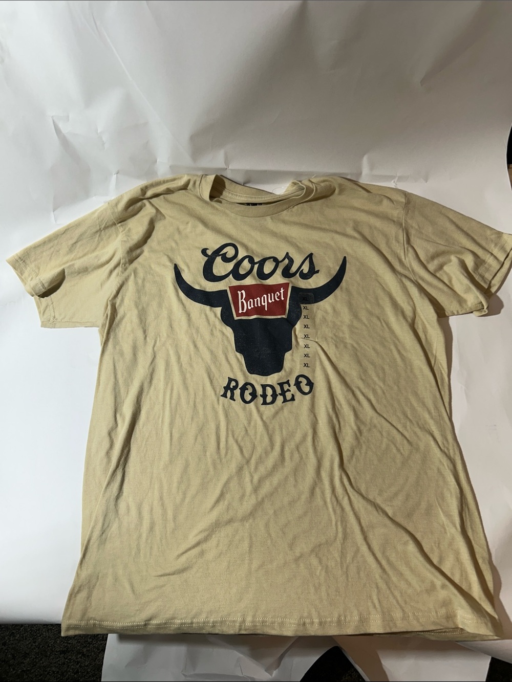 Coors Banquet Rodeo Tan Graphic Tee